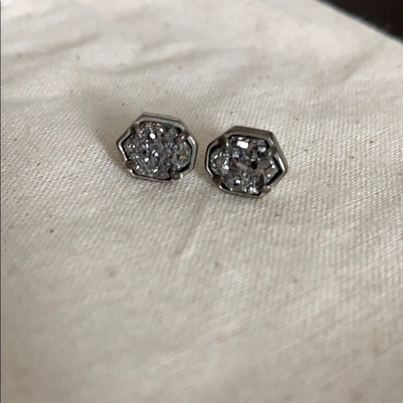 Kendra Scott Jewelry - Kendra Scott Gunmetal Stone Studs